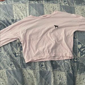Victoria Secret Pink long sleeve crop top